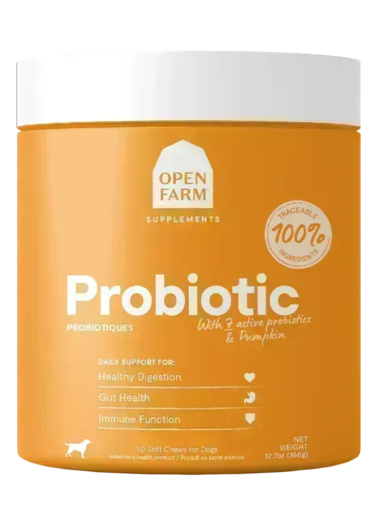 Open Farm Probiotic+ Chews 90Ct