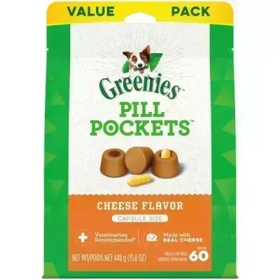 Greenies Dog Pill Pockets Chicken 60 Capsule Size 15.8oz