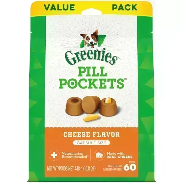 Greenies Dog Pill Pockets Chicken 60 Capsule Size 15.8oz