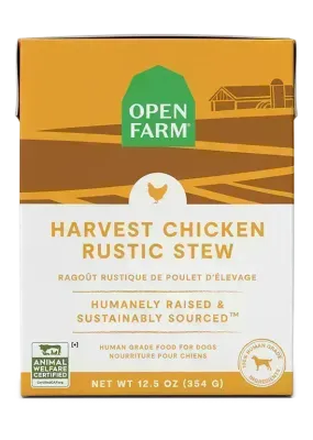 Open Farm Dog Harvest Chicken Rustic Stew 12.5oz/354g