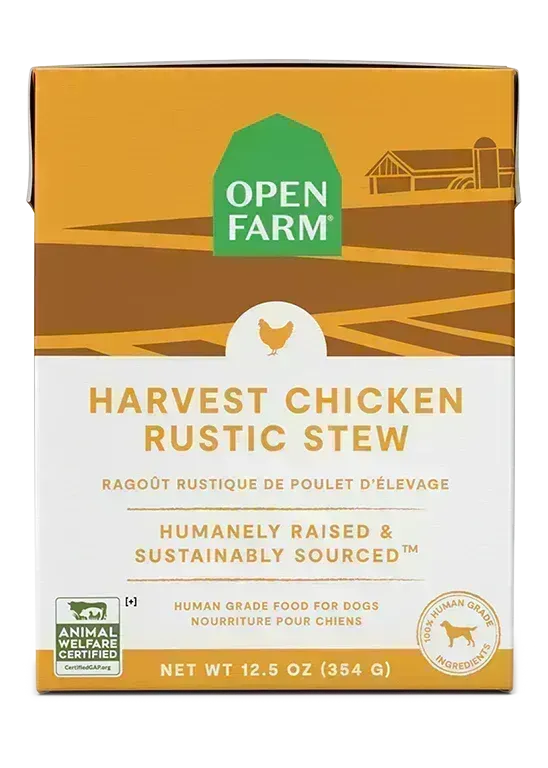 Open Farm Dog Harvest Chicken Rustic Stew 12.5oz/354g