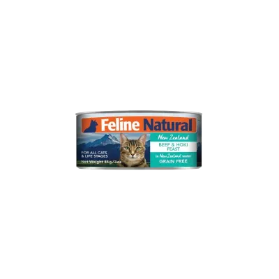 Feline Natural Beef &amp; Hoki Feast Can 3oz/85g