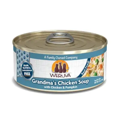 Weruva Classic Cat 'Grandmas Chicken Soup' With Chicken &amp; Pumpkin 5.5oz/155g