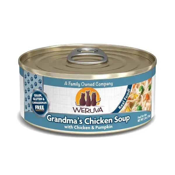 Weruva Classic Cat 'Grandmas Chicken Soup' With Chicken &amp; Pumpkin 5.5oz/155g