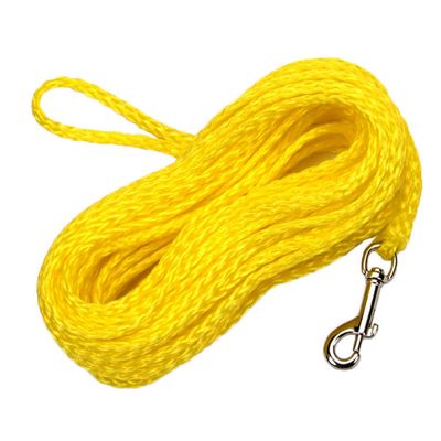 Coastal Water &amp; Woods Poly Check Cord Long Line Yellow 1/4"x50'