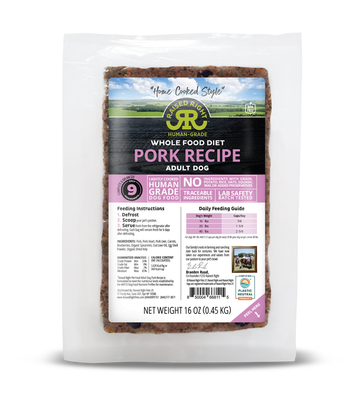 Raised Right Dog Original Pork Recipe 16oz