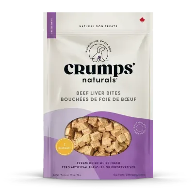Crumps Freeze Dried Beef Liver Bites 280G