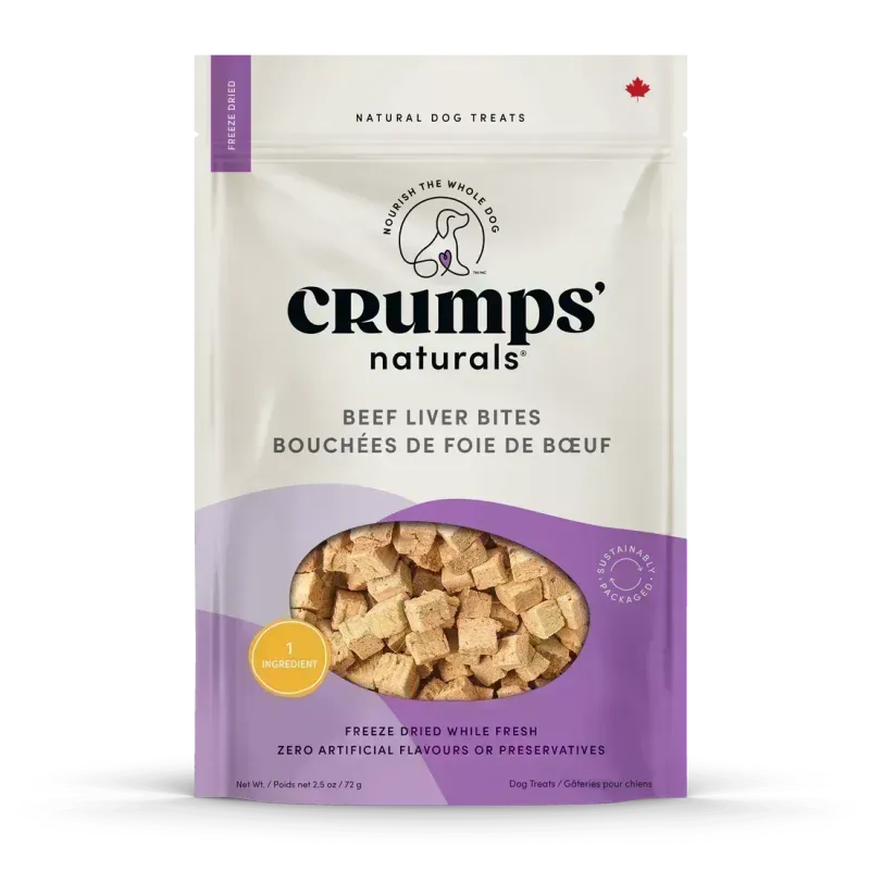 Crumps Freeze Dried Beef Liver Bites 280G