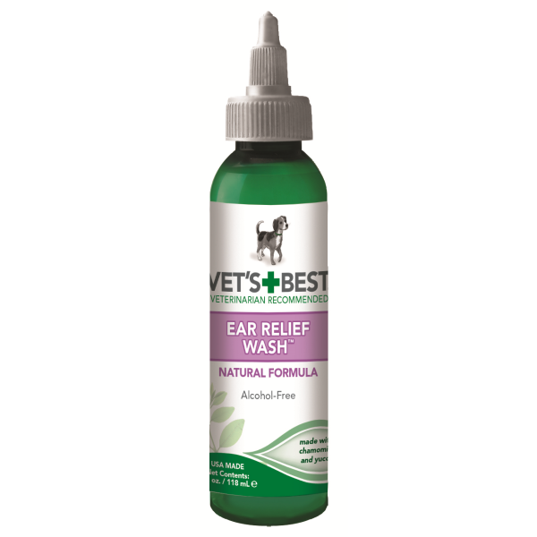 Vet's Best Ear Relief Wash 4fl oz/118mL