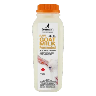 Happy Days Raw Goat Milk Kefir 16.5oz/490mL