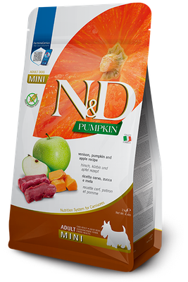 Farmina N&amp;D Dog Pumpkin Venison &amp; Apple Mini 4.4Lb/2Kg