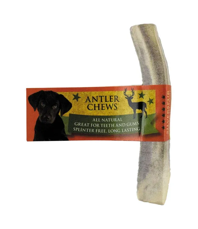 Silver Spur Antler Chews Split Medium 4.75-5" Long