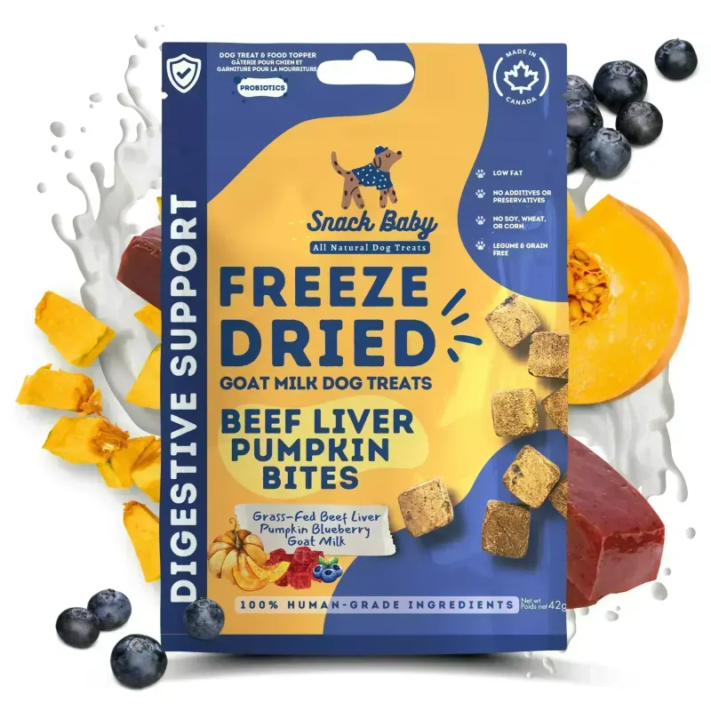 Snack Baby Beef Liver Pumpkin Bites 42g