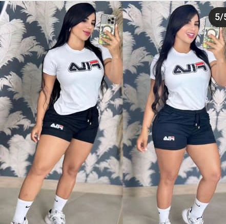 Ensemble short logo style fila
