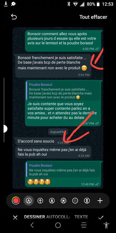 Borasol contre Les  démangeaisons du vagin Mauvaises transpiration dans l entre jambe