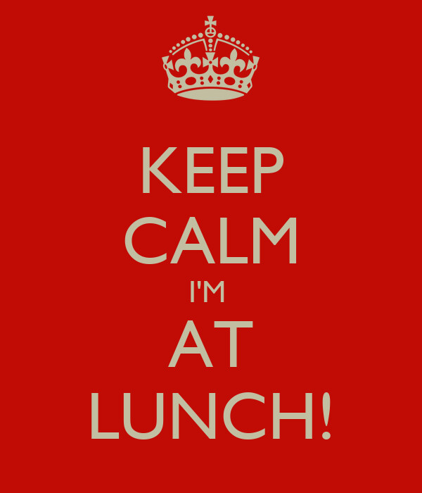 I&#39;m At Lunch Session