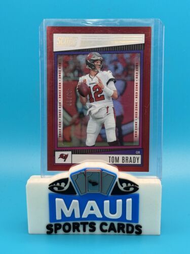 2022 PANINI SCORE 20/20 TOM BRADY RED PRIZM #68