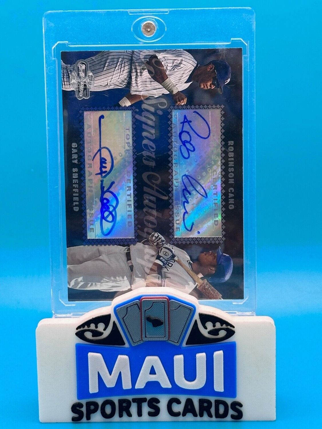 2006 TOPPS GARY SHEFFIELD ROBINSON CANO AUTO #CS-77