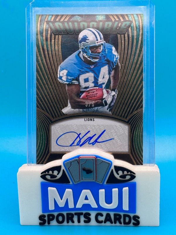 2022 Panini Chronicles 3/5 Herman Moore Invincible Auto #INV-HEM