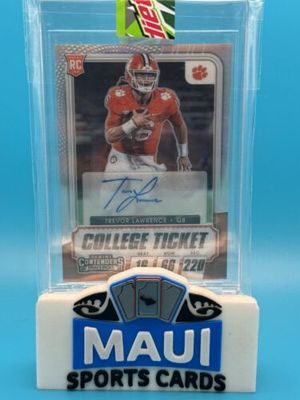 2021 Panini Contenders Draft Picks Trevor Lawrence RC Auto Prizm #101