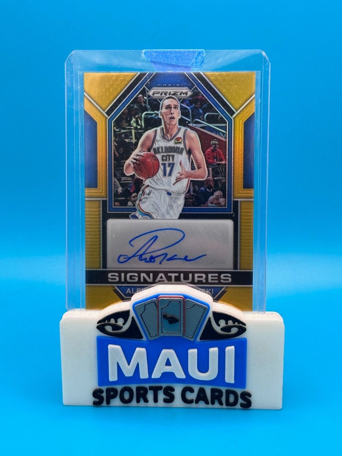 2022-23 PANINI PRIZM 1/10 ALEKSEJ POKUSEVSKI #SIG-APO AUTO GOLD PRIZM