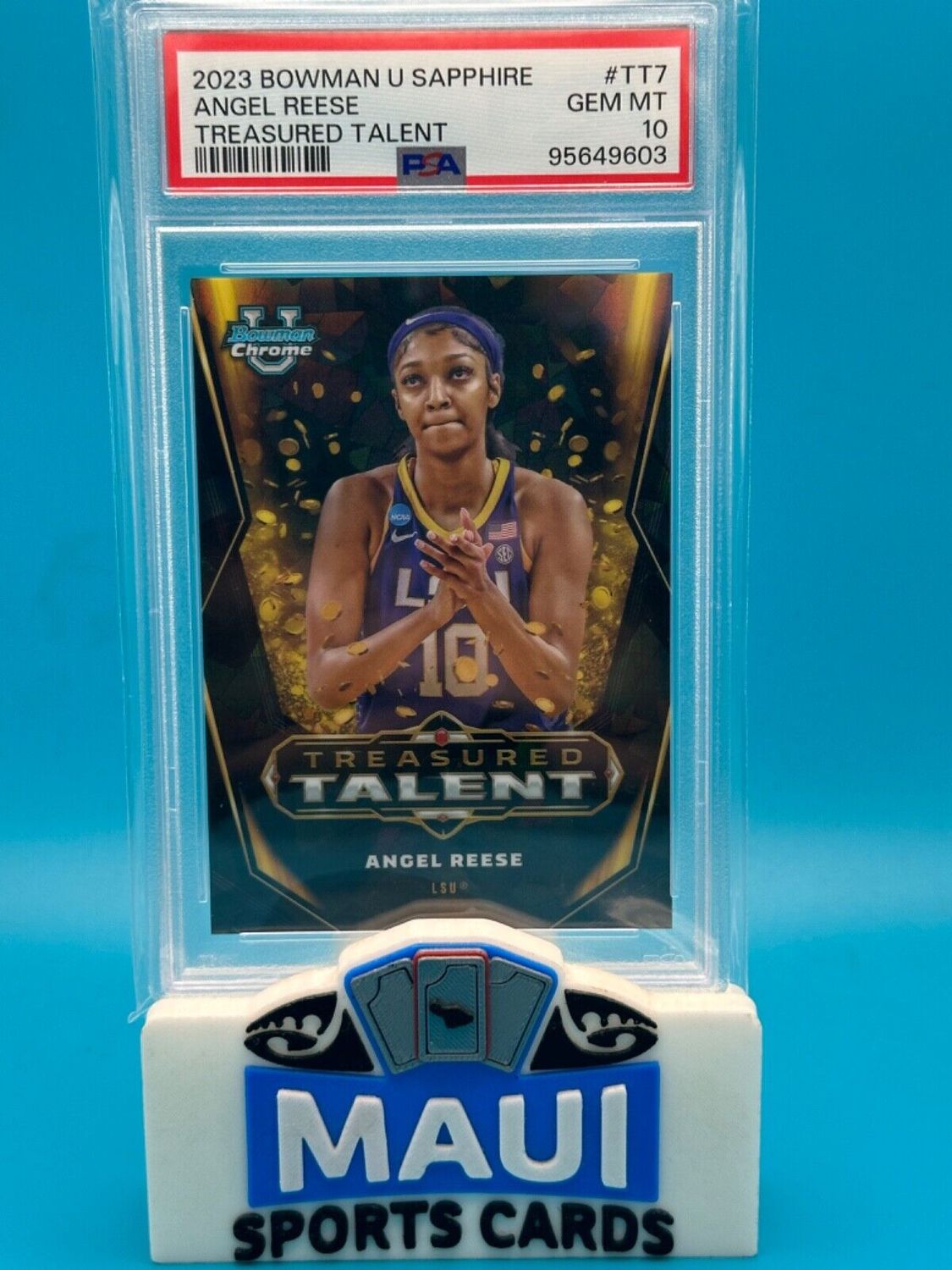 2023 BOWMAN U SAPPHIRE ANGEL REESE TREASURED TALENT #TT7 PSA 10