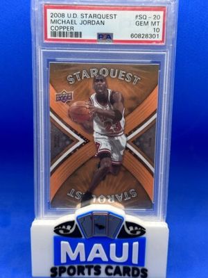 2008-09 Upper Deck Starquest Copper Michael Jordn #SQ-20 PSA 10