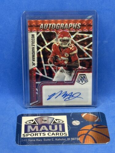 2022 PANINI MOSAIC MECOLE HARDMAN JR AUTO RED PRIZM #AMMH