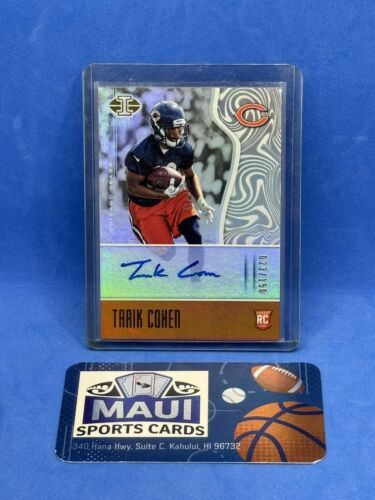 2017 PANINI ILLUSIONS 23/150 TARIK COHEN RC AUTO SILVER PRIZM #146