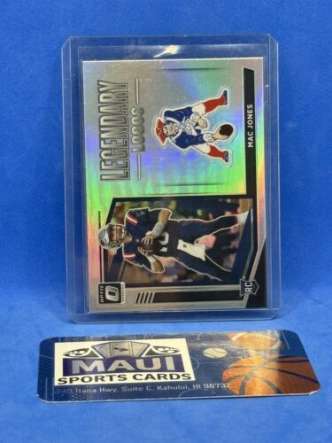 2021 PANINI DONRUSS OPTIC MAC JONES RC SILVER PRIZM #LL-14 LEGENDARY LOGOS