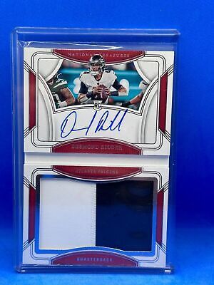 2022 Panini National Treasures 2/99 Desmond Ridder Patch Auto RC #RJB-DR