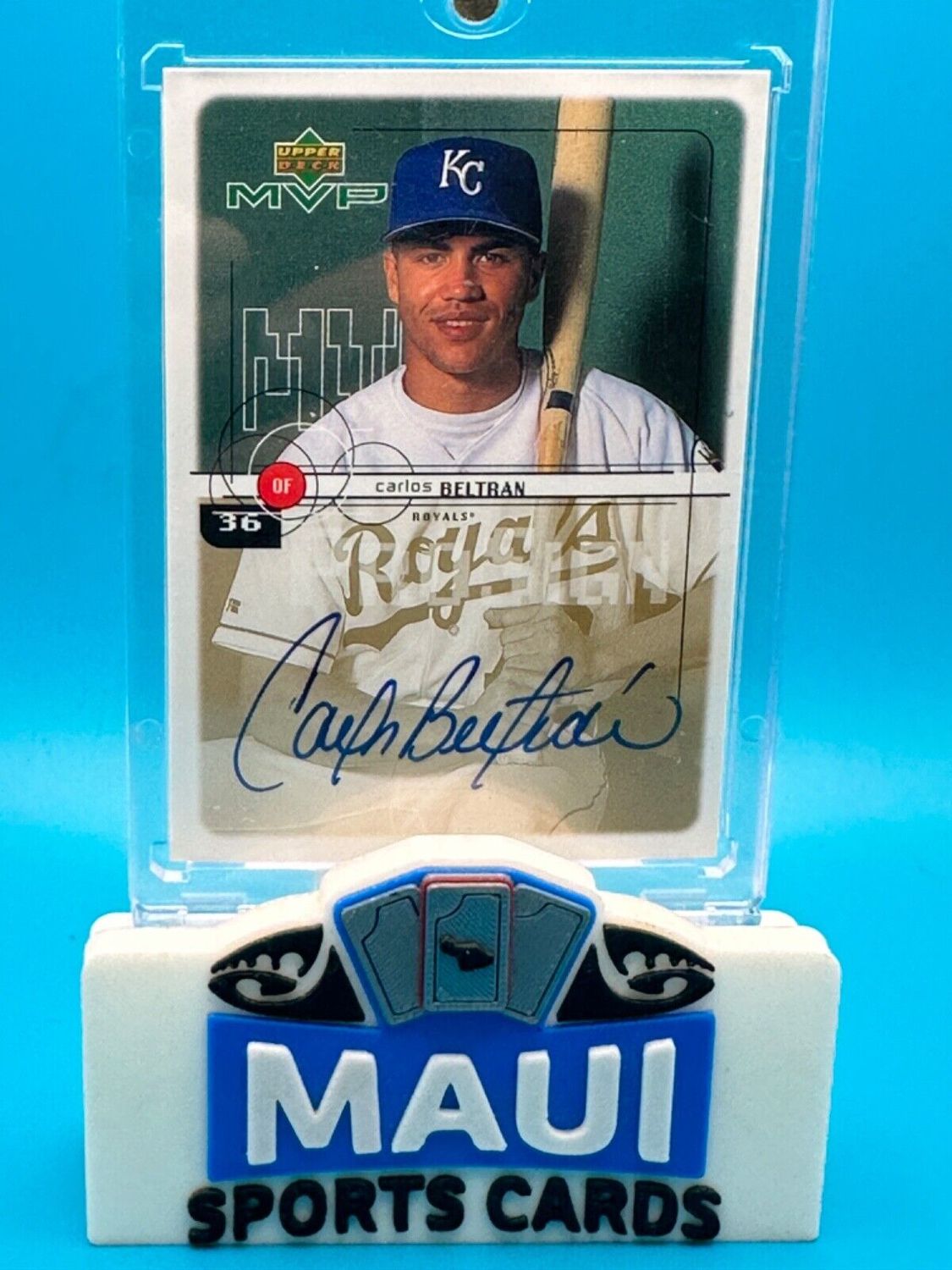 1999 UPPER DECK CARLOS BELTRAN MVP AUTO #36