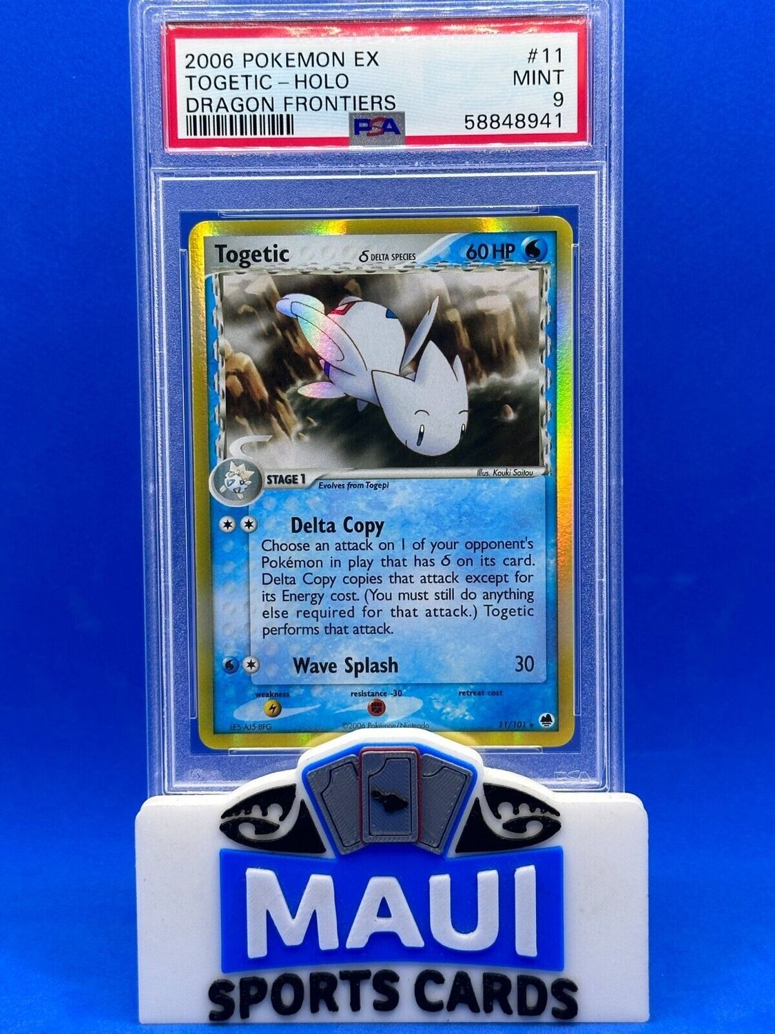 2006 TOGETIC HOLO DRAGON FRONTIERS #11 PSA 9