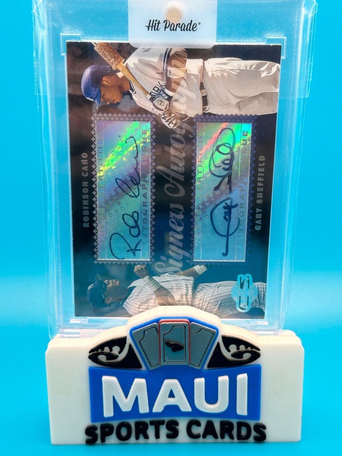 2006 TOPPS ROBINSON CANO GARY SHEFFIELD DUAL AUTO #CS-77