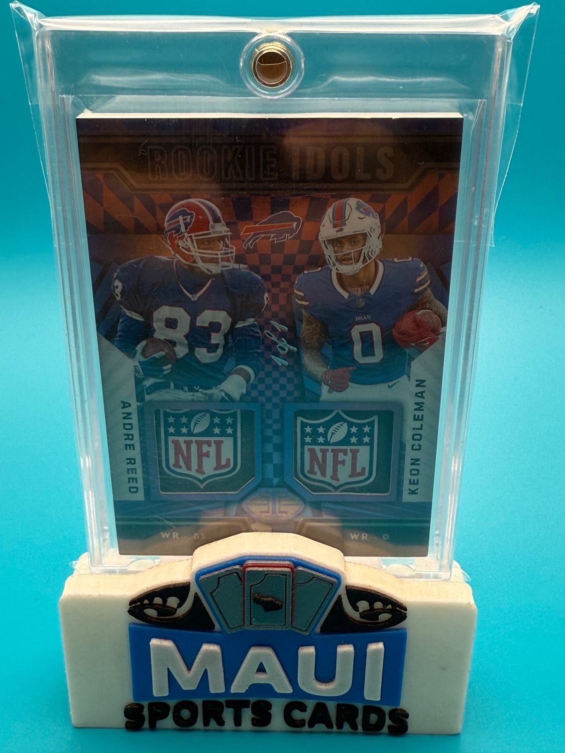 2024 Illusions Rookie idols 1/1 NFL Shields Andre Reed &amp; Keon Coleman #RI-RC