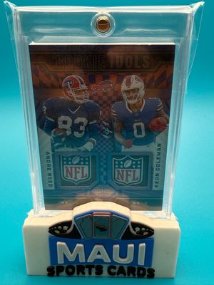 2024 Illusions Rookie idols 1/1 NFL Shields Andre Reed &amp; Keon Coleman #RI-RC