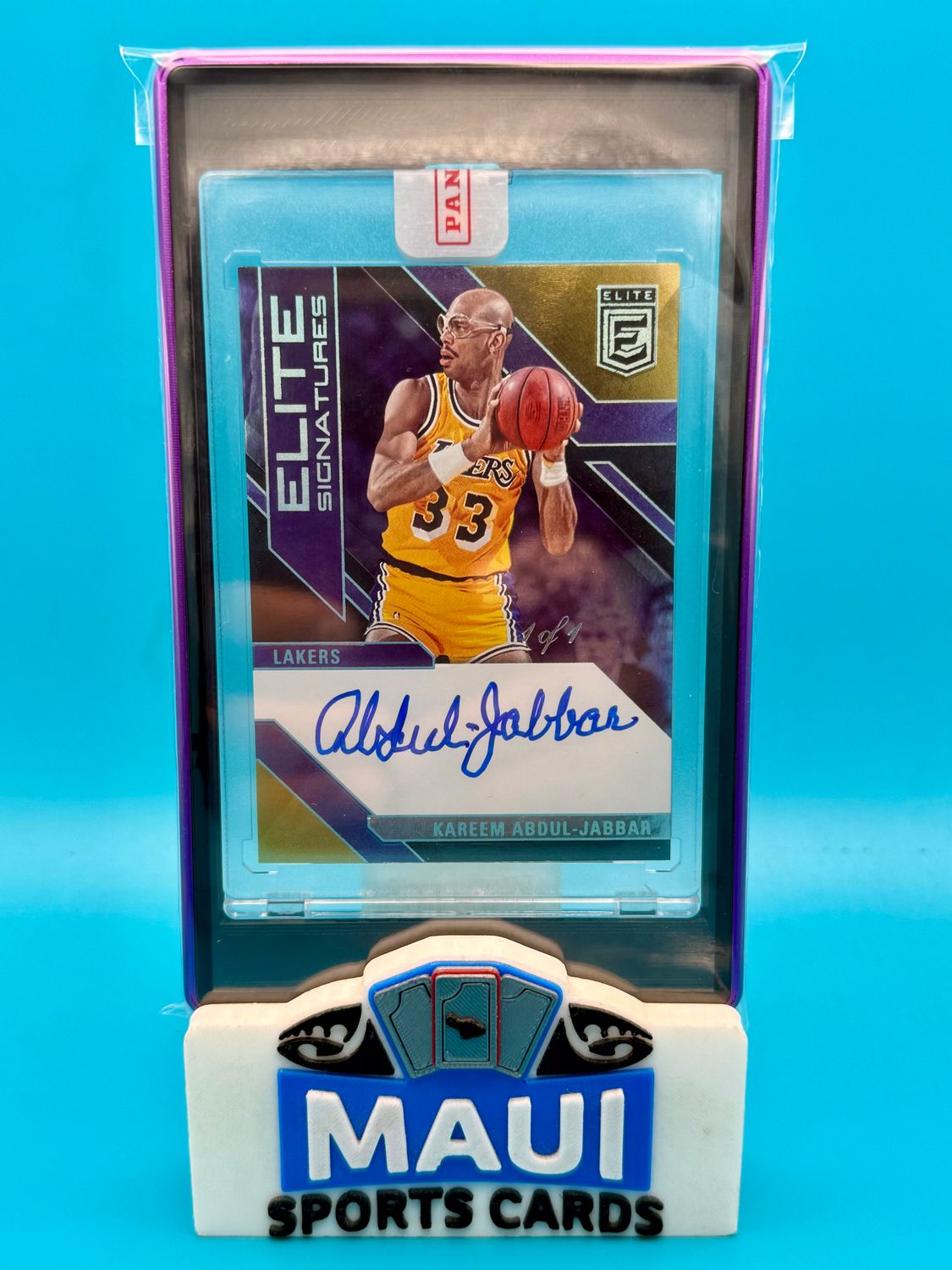 2023-24 Donruss Elite Signatures 1/1 Kareem Abdul-Jabbar #ES-KAJ Auto