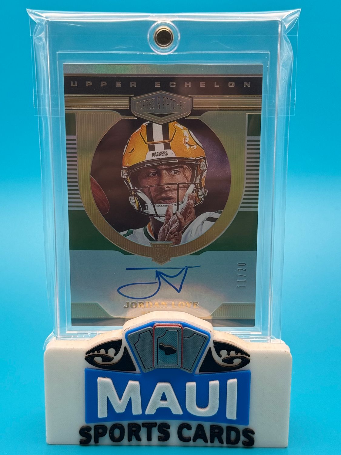 2020 Plates &amp; Patches Upper Echelon 11/20 Jordan Love #UE-JL Auto