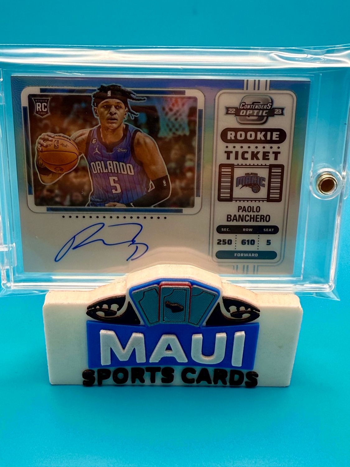 2022-23 Contenders Optic Rookie Ticket Variation Silver Paolo Banchero #118 Auto