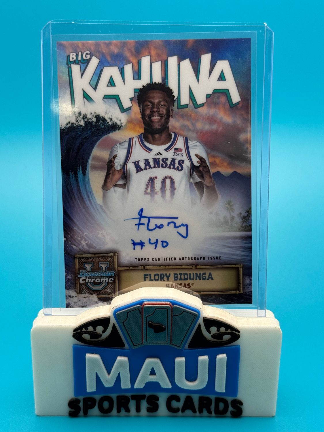 2025 Bowman U Chrome Big Kahuna Flory Bidunga #BKA-FB Auto