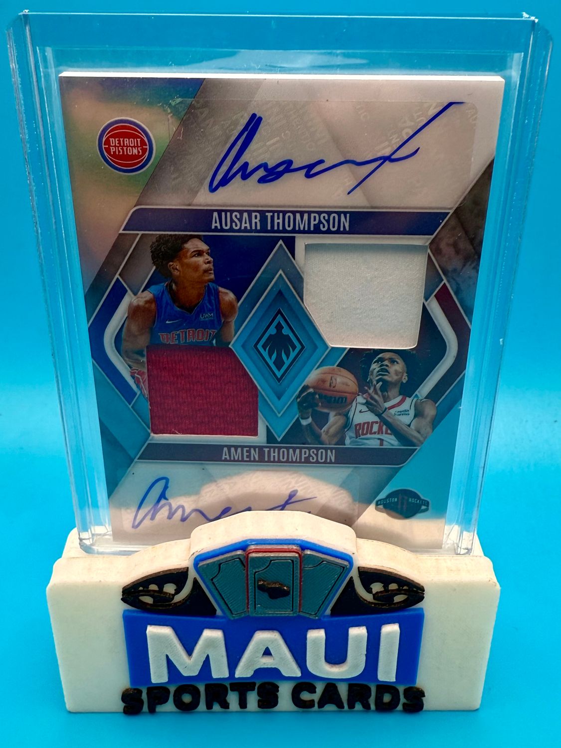 2023-24 Phoenix Ausar &amp; Amen Thompson Dual Patch Auto #DRJ-TWN