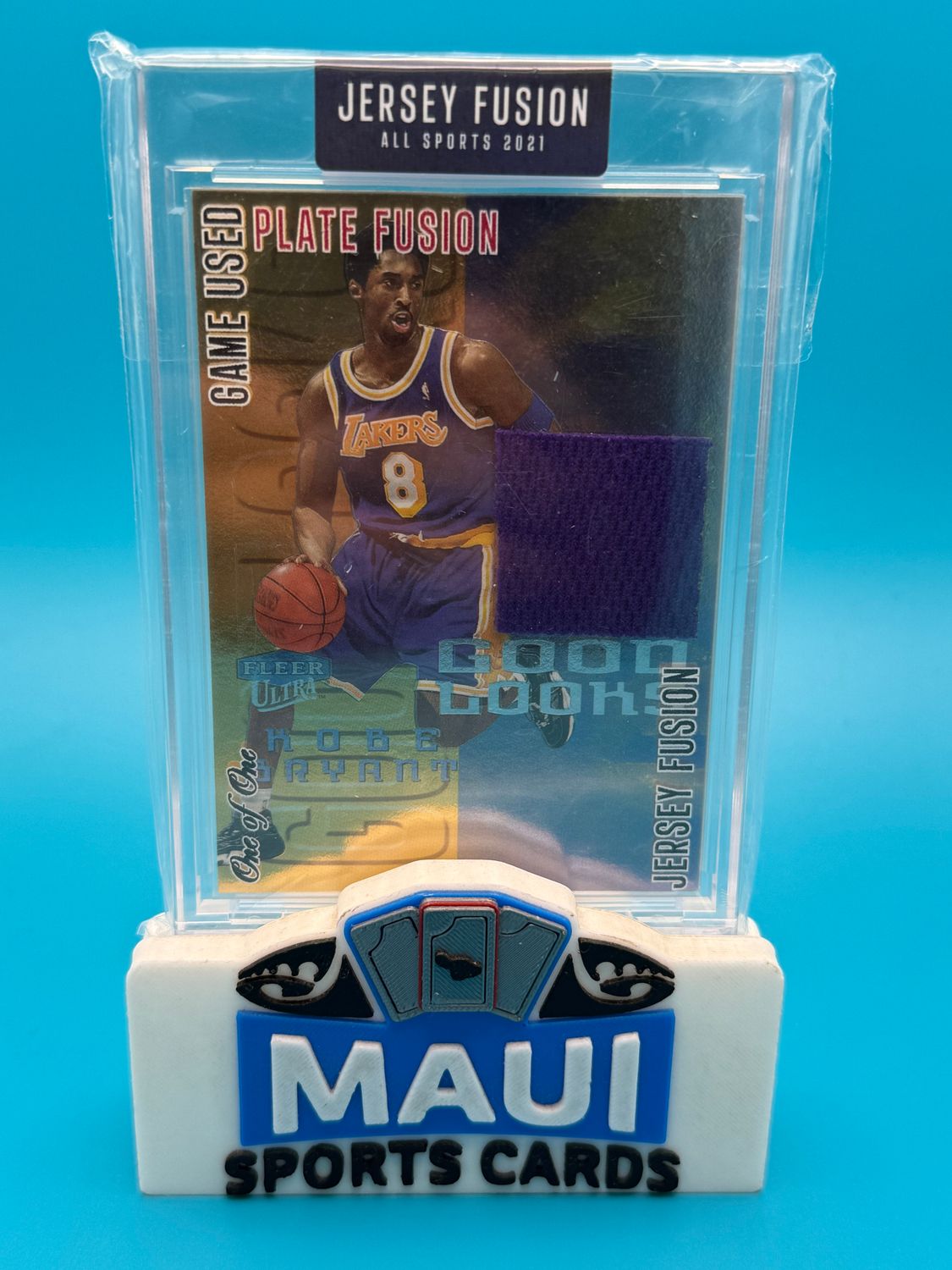 2021 Jersey Fusion Game Used Plate Fusion 1/1 Kobe Bryant #JF-KB05