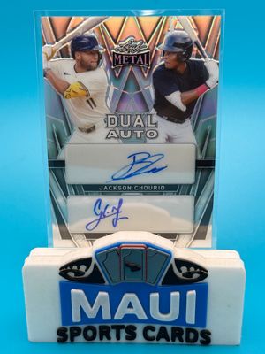 2024 Lefa Metal Dual Auto 23/35 Jackson Chourio &amp; Jaison Chourio #DA-14 Auto