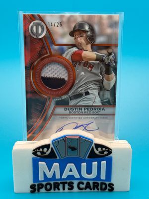 2025 Topps Tribute 14/25 Dustin Pedroia #TTTA-DP Patch/Auto