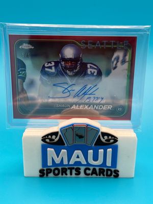 2024 Topps Chrome Red 5/5 Shaun Alexander #BA-SAL Auto