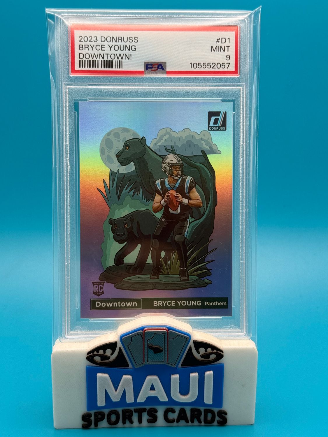 2023 Donruss Downtown Bryce Young #D1 PSA 9