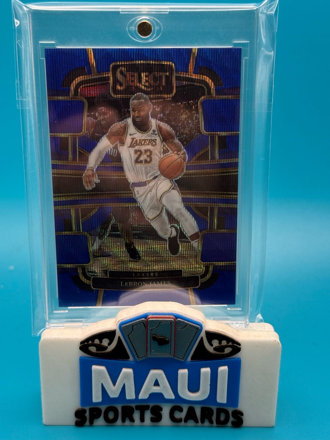 2023-24 Select Blue Wave 7/75 LeBron James #66