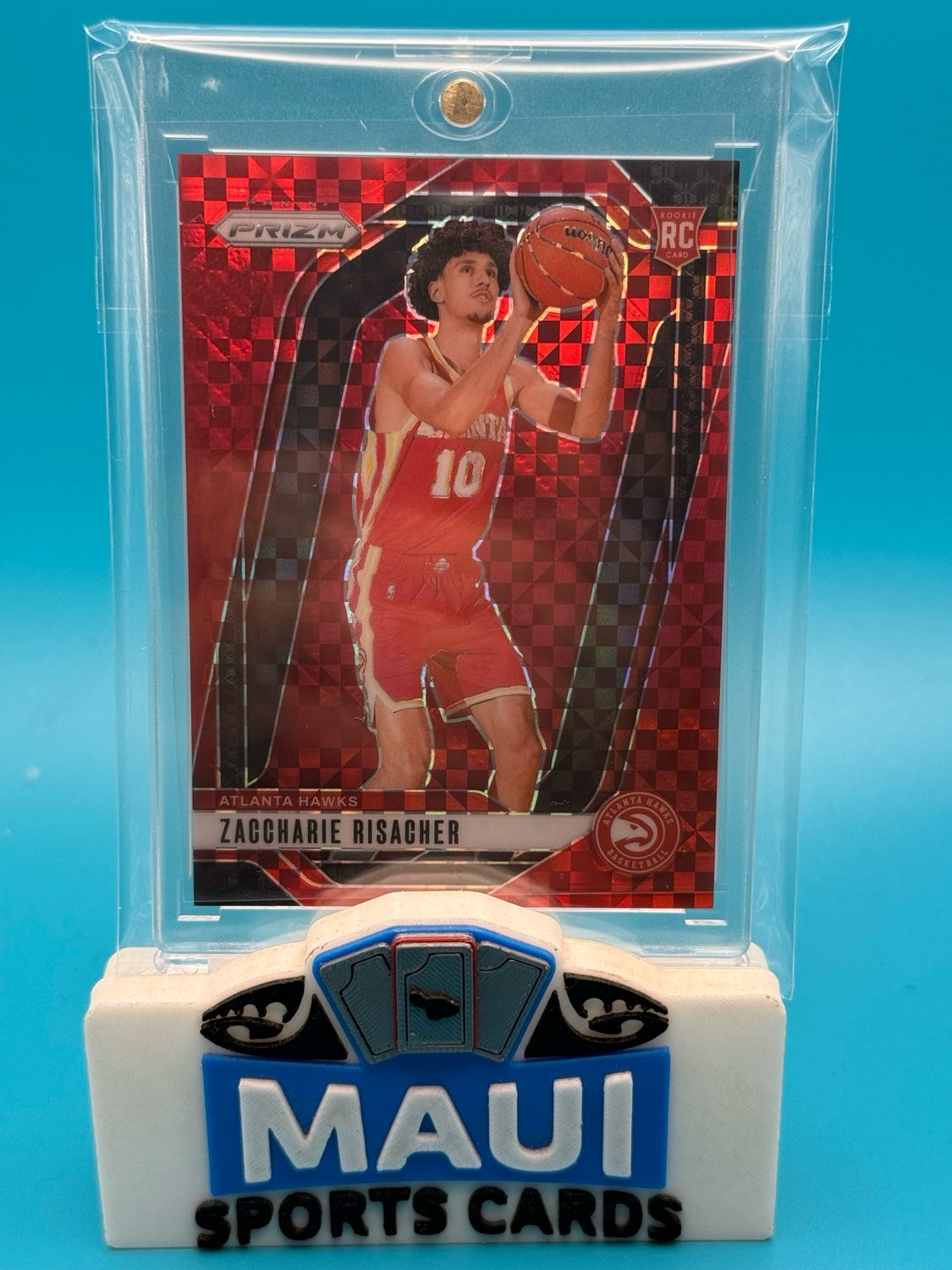 2024-25 Prizm Red Power 57/75 Zaccharie Risacher #265
