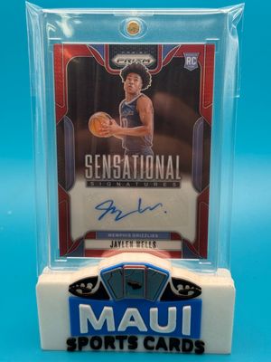 2024-25 Prizm Sensational Signatures Red 79/99 Jaylen Wells #SS-JWG Auto