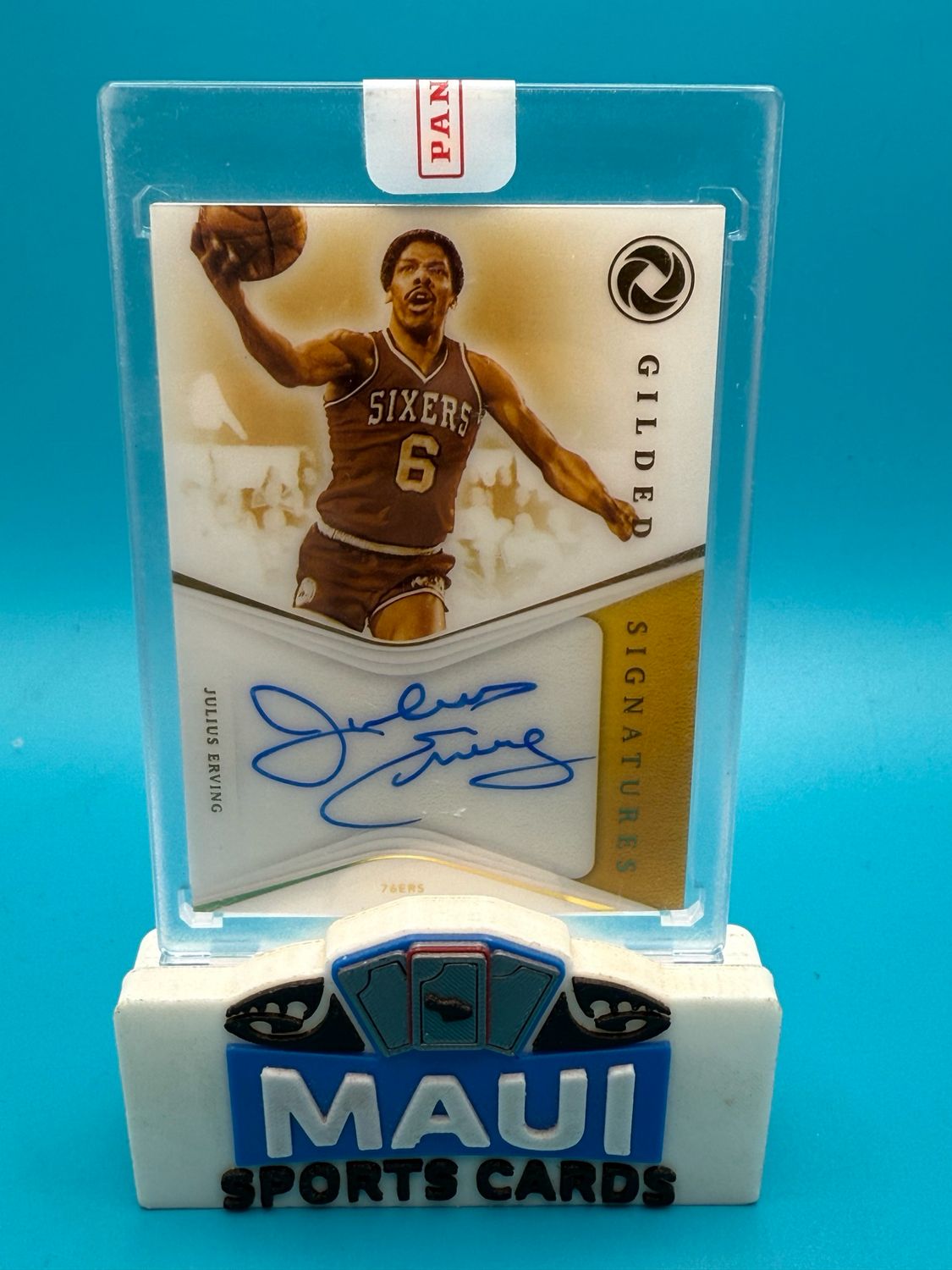 2029-20 Opulence Gilded Signatures 9/10 Julius Erving #GS-JE Auto